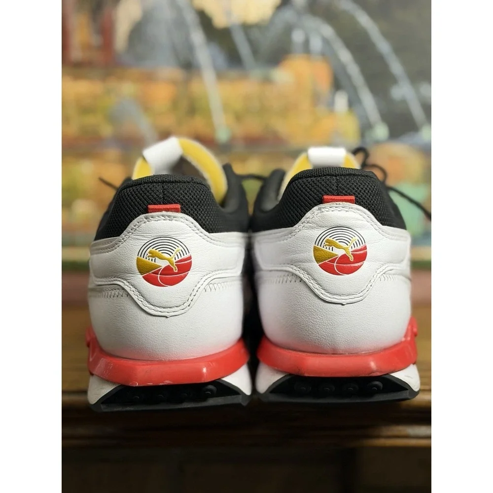 Puma City Rider BLK/RED/WHITE Style #382554-01 Men's Size 11 Shoes